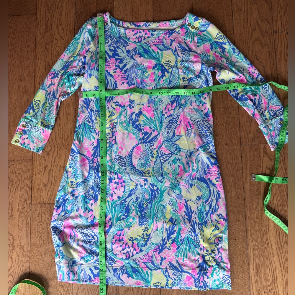 Lilly Pulitzer UPF +50 Sophie Dress SZ S Multi Mermaids Cove - Picture 16 of 16